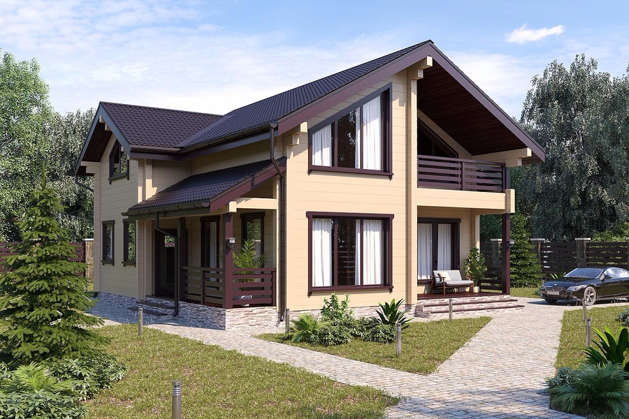 Построенный загородный дом под ключ